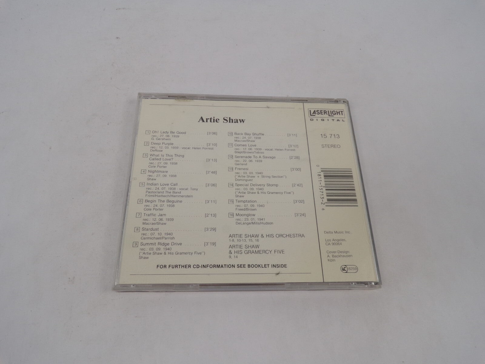 The JazzCollector Edition Artie ShawOh! Lady Be Good Deep Purle What Is ThiCD#71