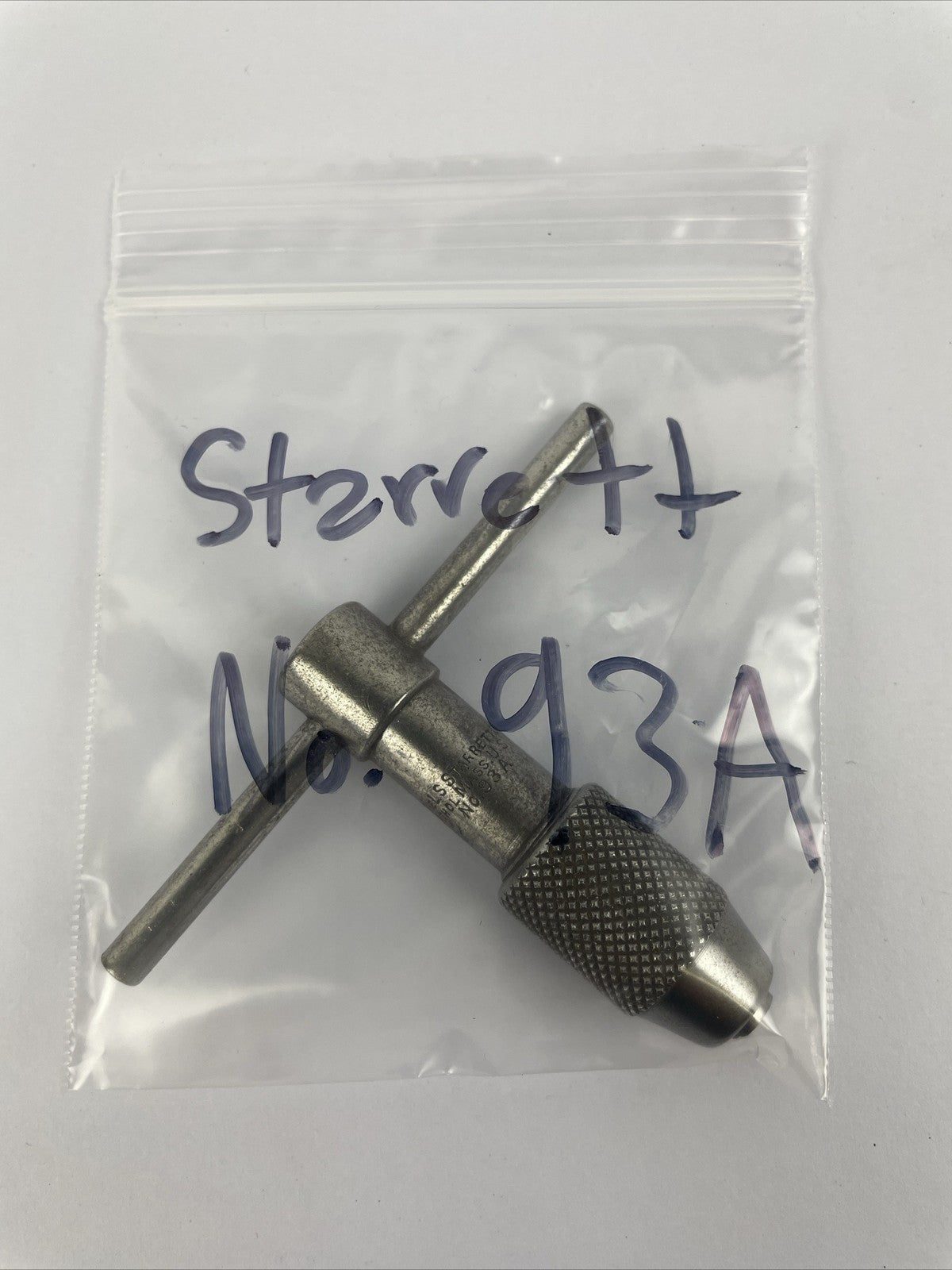 VINTAGE OEM L. S. STARRETT Co. Model NO. 93A TAP WRENCH T-HANDLE  USA MADE