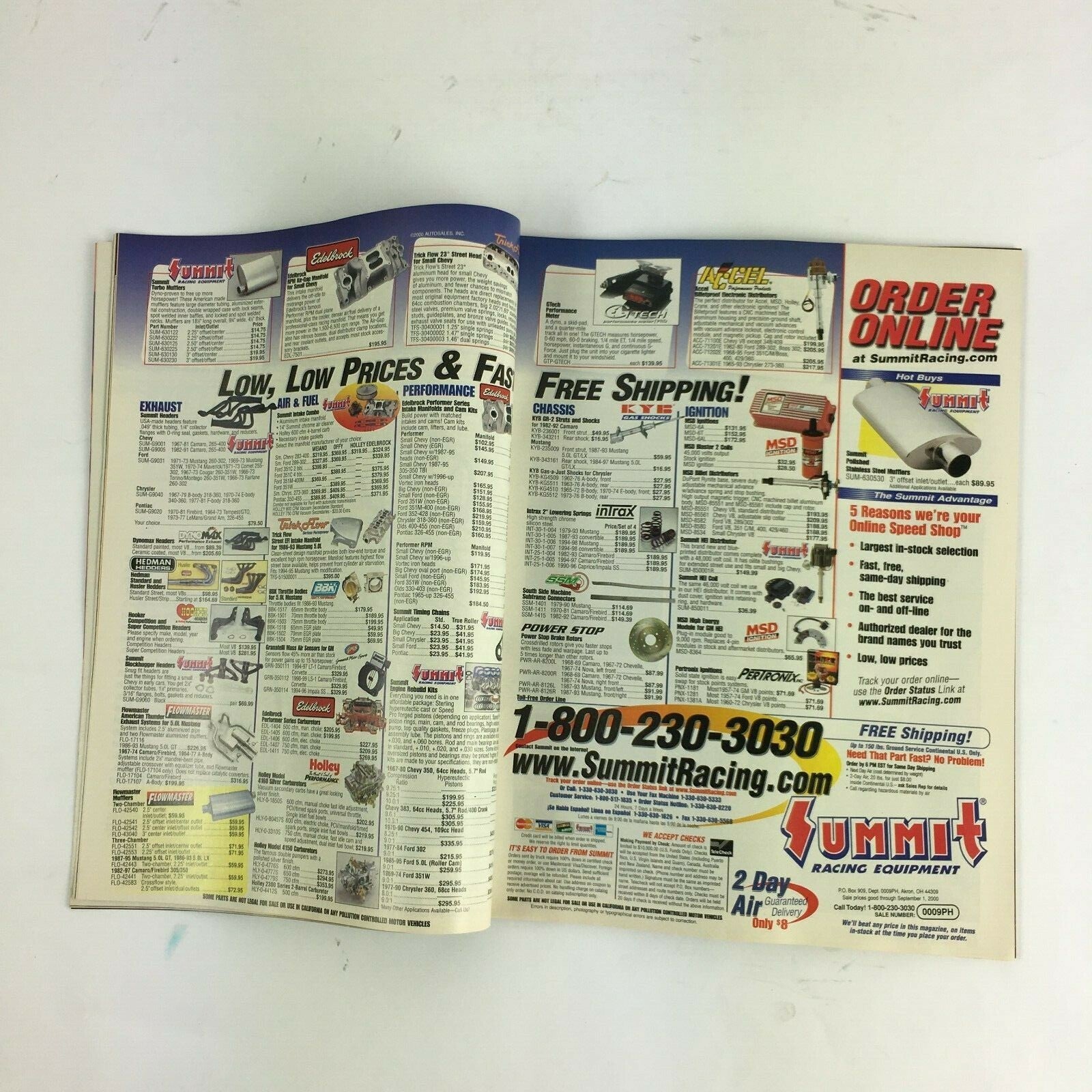 September 2000 Hot Rodding Magazine Force Fed! 1000 Hp with New-Age Carb&Blower