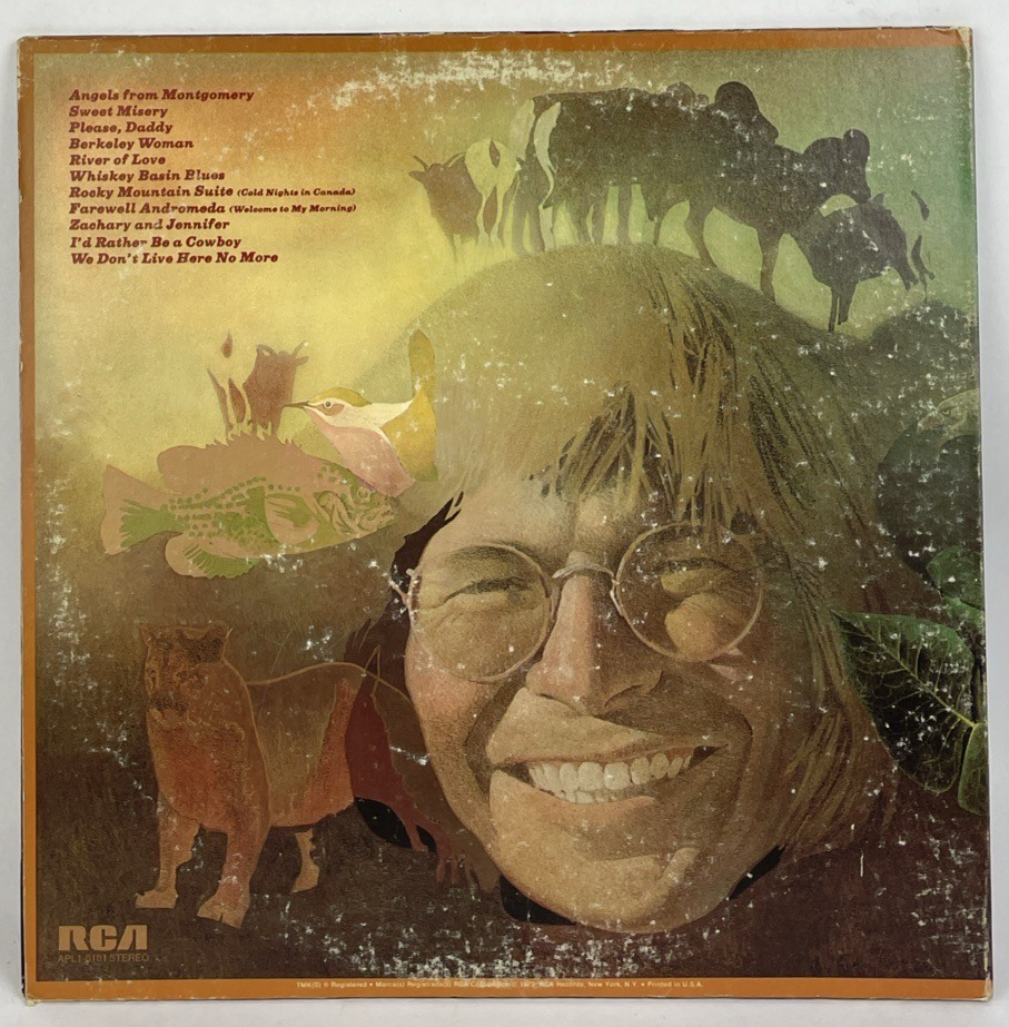 [FOLK/POP]~EXC LP~JOHN DENVER~Farewell Andromeda~{Original 1973~RCA~Issue]