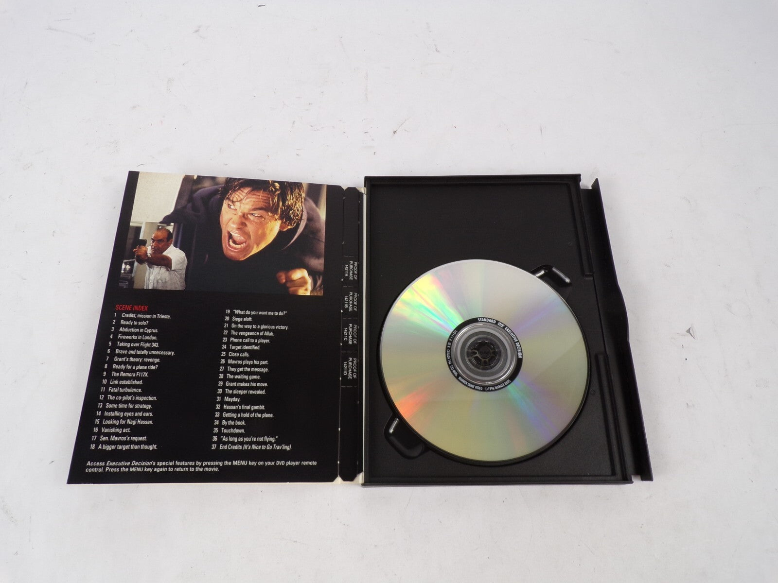 Kurt Russell Excutive Decision Five Miles Above The Earth, An Elite DVD Movies