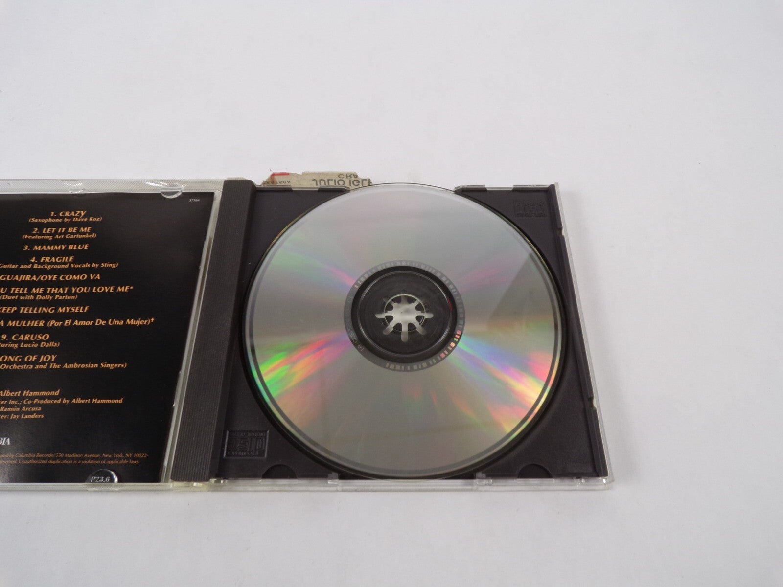 Julio Iglesia Crazy Let It Be Me Mammy Blue Fragile Guajira Oye Como Va I CD#59
