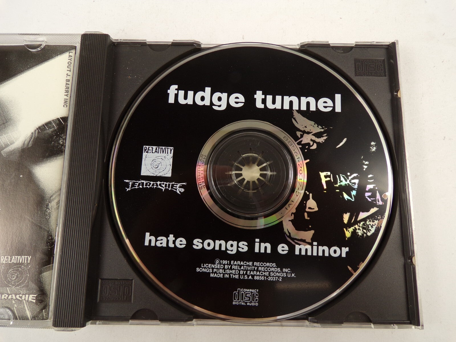 Fudge Tunnel's First Movement Tweezers Hate Song Gut Rot Spanish Fly CD#45