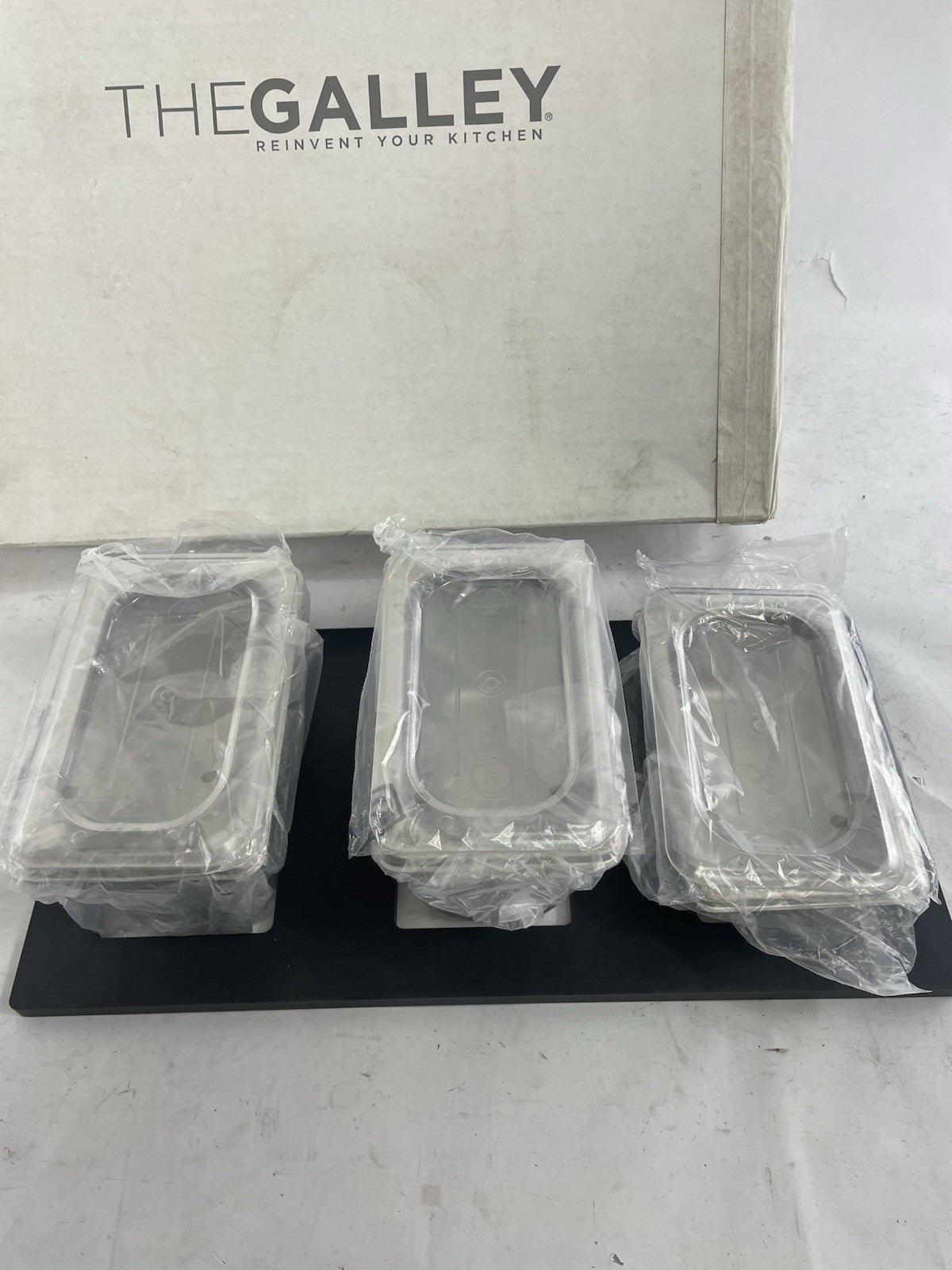 The Galley  Kitchen Condiment Serving Board Container x 3 units