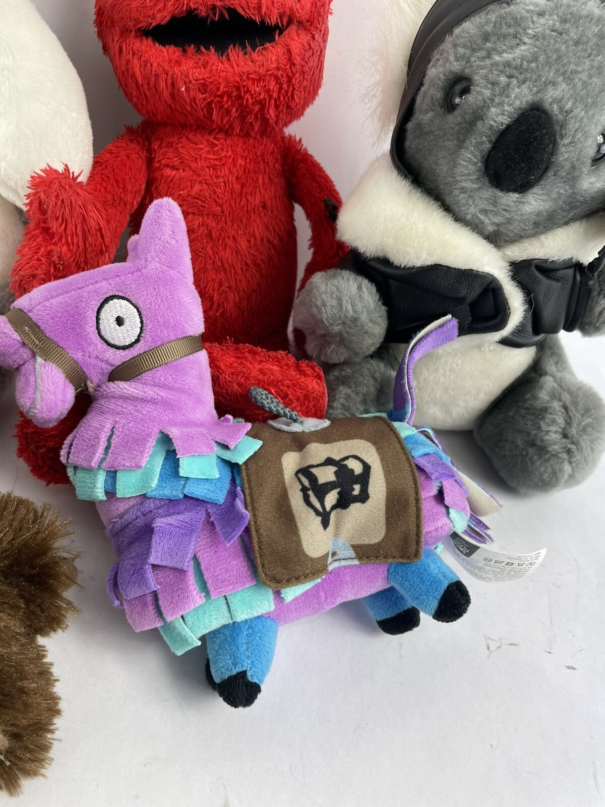 Lot of 5 : Bundle plush Elmo Fortnite Star Wars Great Wolf Lodge Stuff Animals