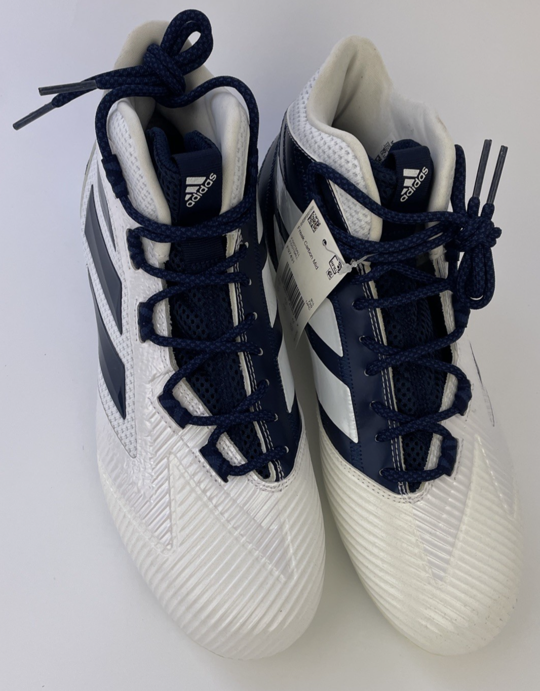 Adidas Freak x Carbon Mid Football Cleats Mens sz 10 F97431 Lacrosse White Blue