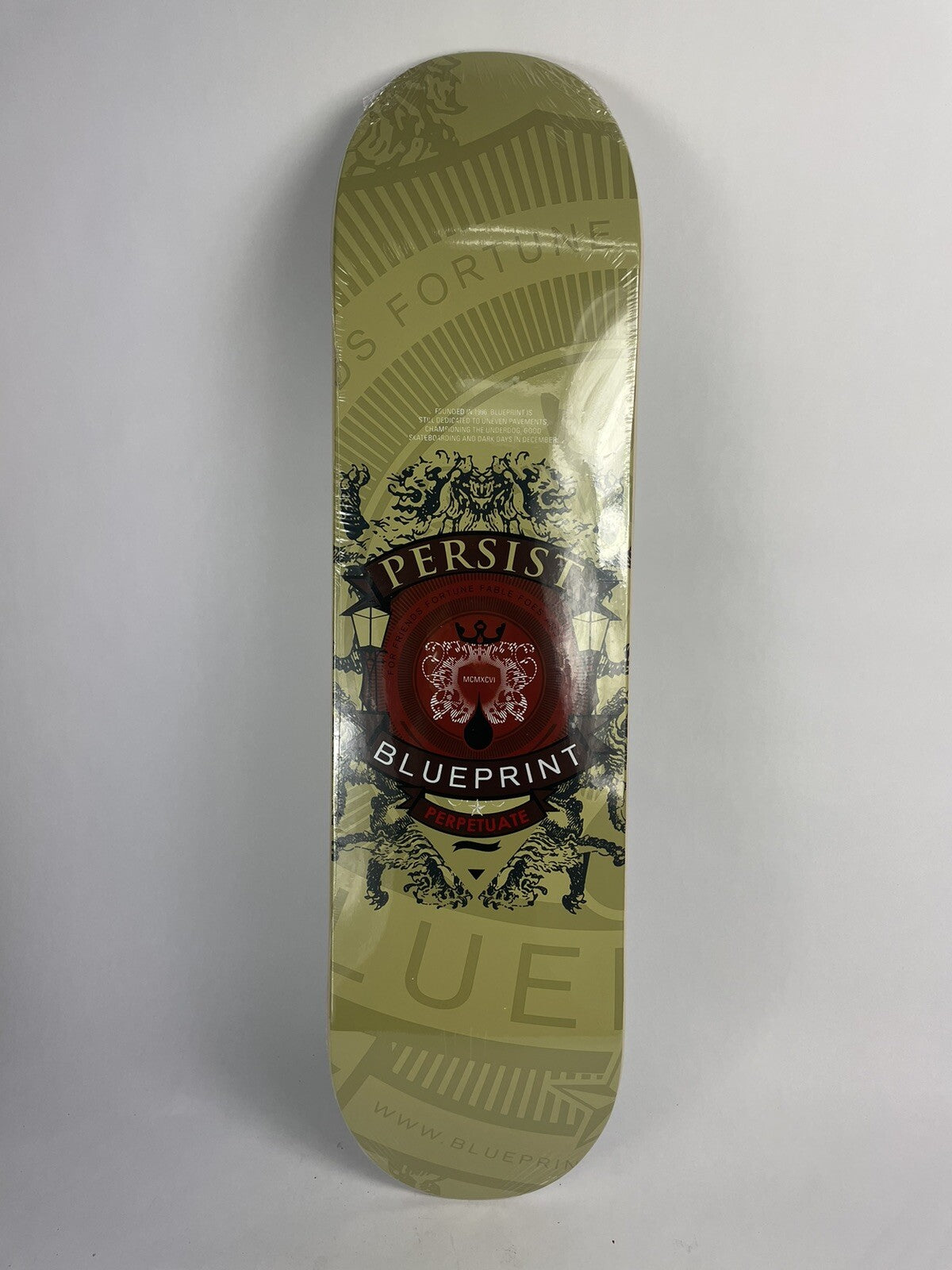 BLUEPRINT skateboards deck 8" RARE quality Courage Color Deck Latte