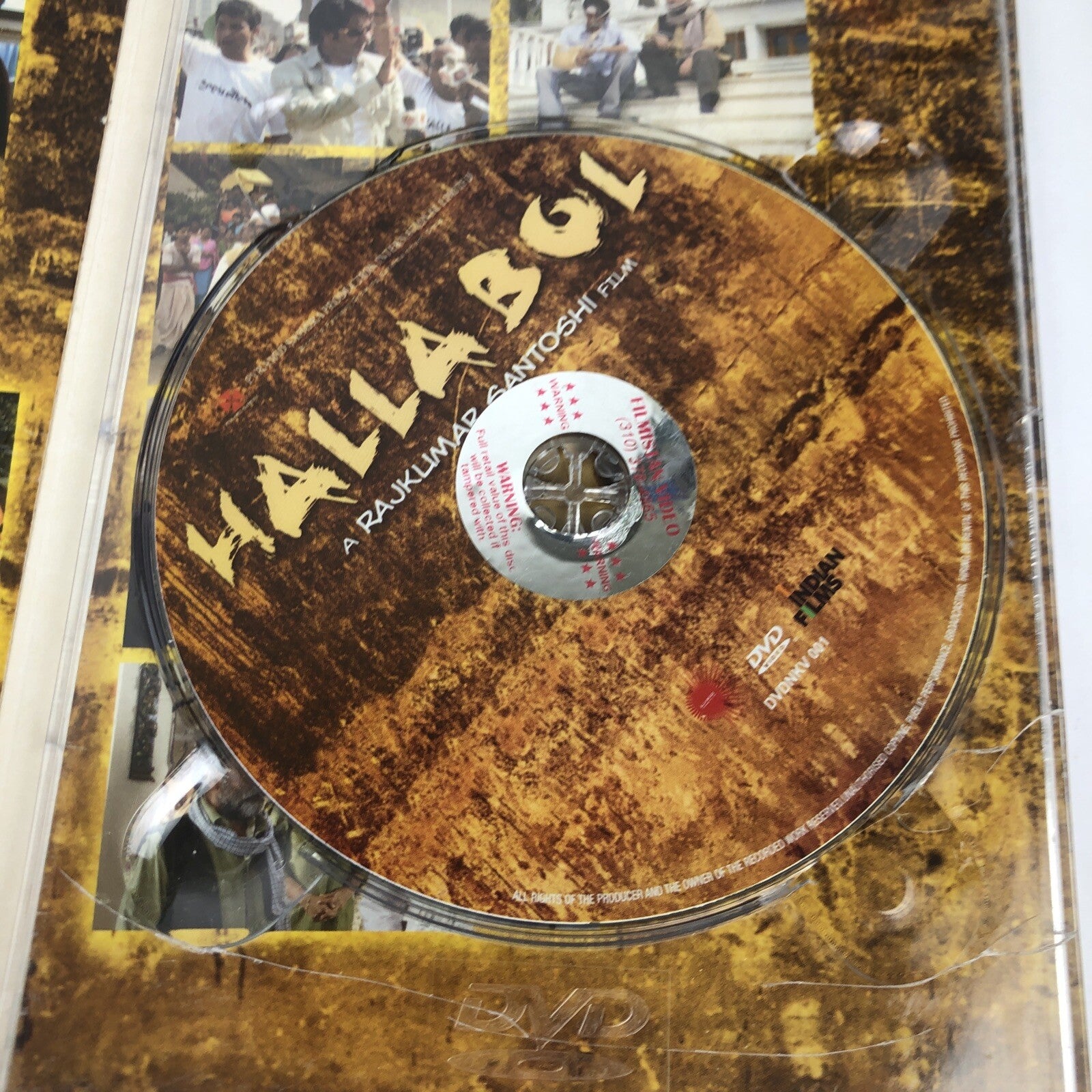 Halla Bol DVD Bollywood Hindi a Rajklimar Santooshi Film w English Subtitles VGC