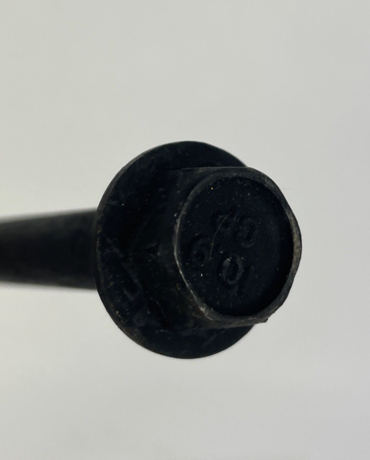 10 x Class 10.9  M10-1.50 Flange Bolt, Black Phosphate Steel 170 mm 7" w Hex Nut