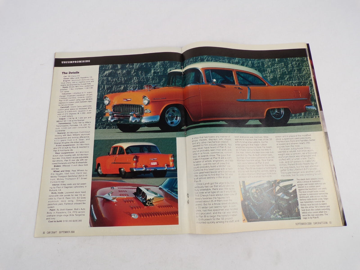 September 2004 Car Craft Ultimate Performers Own The Road! "Free" HP: Air Cleane