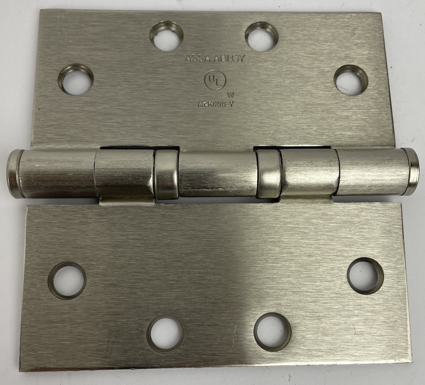 MCKINNEY HEAVY DUTY STAINLESS STEEL DOOR HINGE ASSA ABLOY 4.5" X 4.5" w Hardware