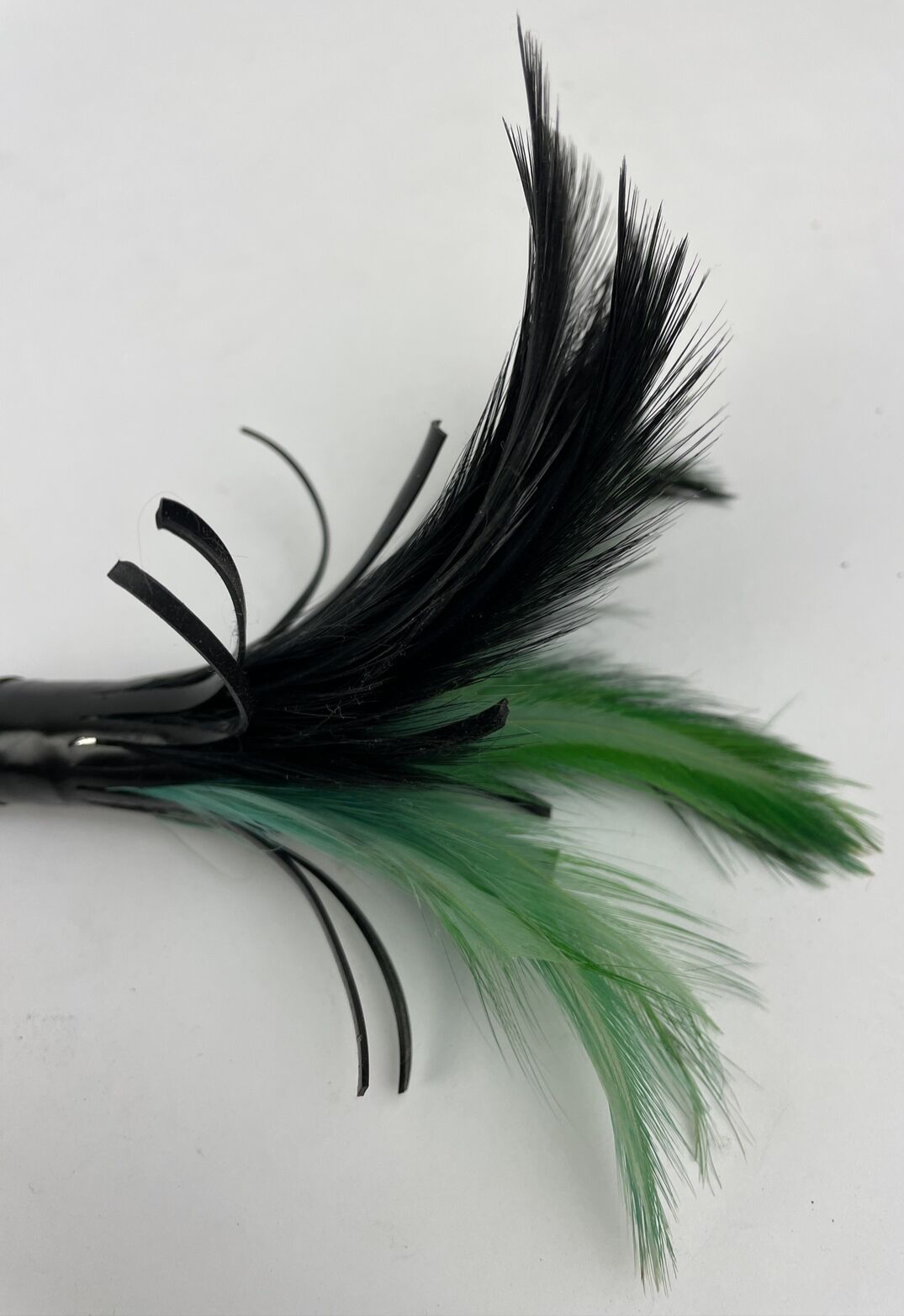 Zukers Feather Trolling Lure Black/Green for Tuna Mahi Wahoo