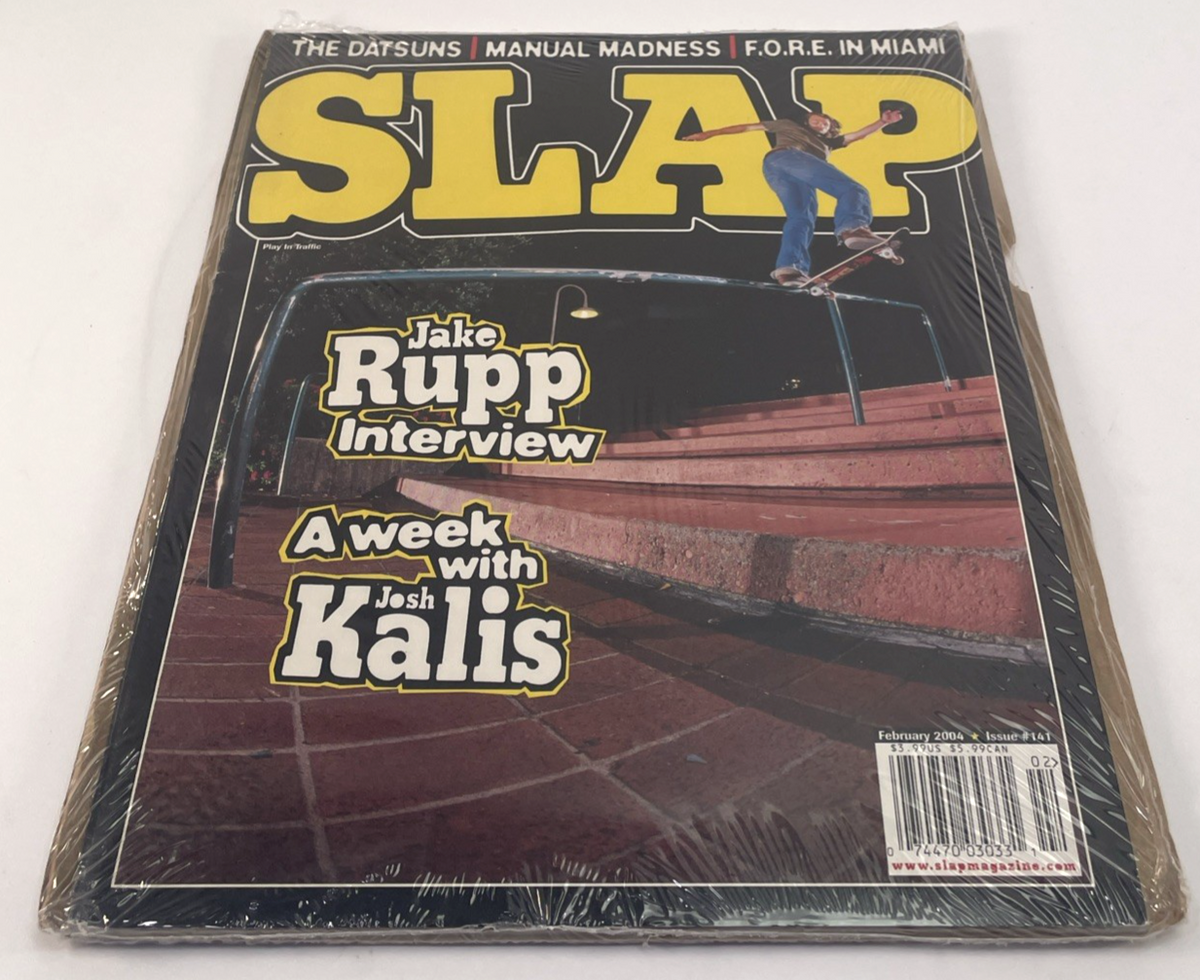 Slap Skateboard Magazine Nate Jones Cover Josh Kalis Jake Rupp February 2004