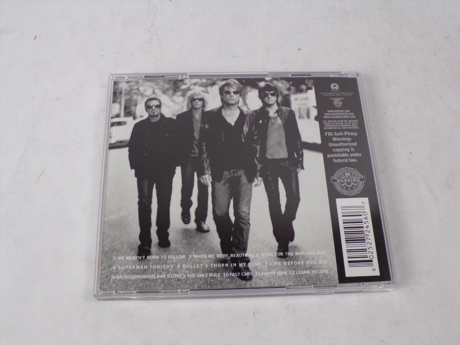 Bon Jovi The Circle We Weren't Born To Follow When We Were Beautiful Work CD#62