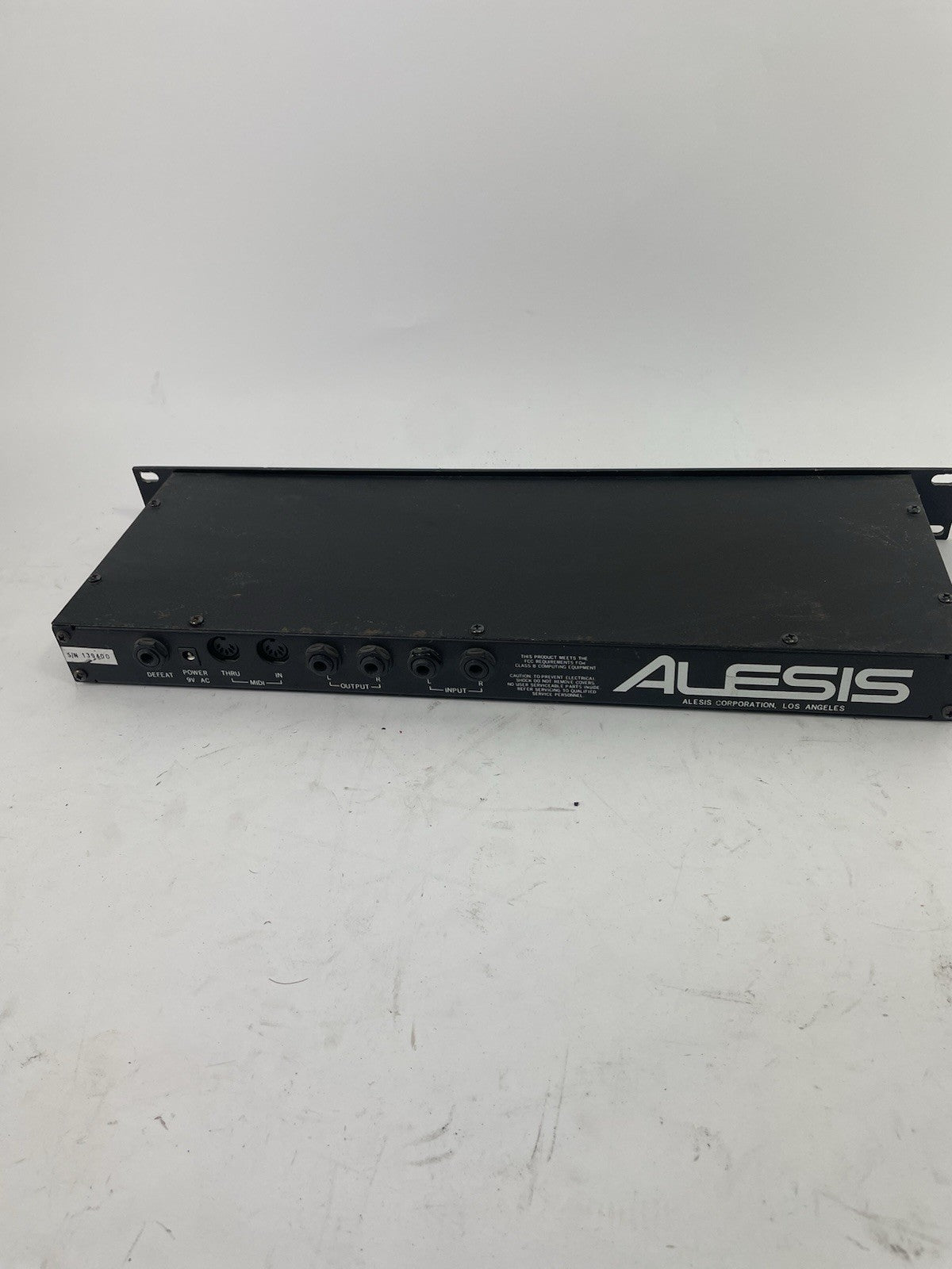 Untested | Alesis Midiverb II 2 Digital 16-Bit Effects FX Reverb Processor Rack