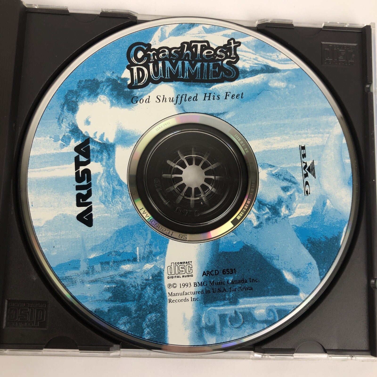 God Shuffled His Feet - Crash Test Dummies (1993, Arista, CRC) Pop Rock CD #56