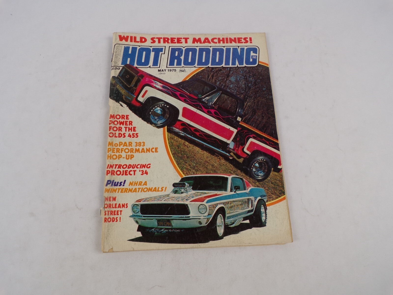 May 1975 Hot Rod Magazine Wild Street Machines! More Power For The Olds 455 Mopa