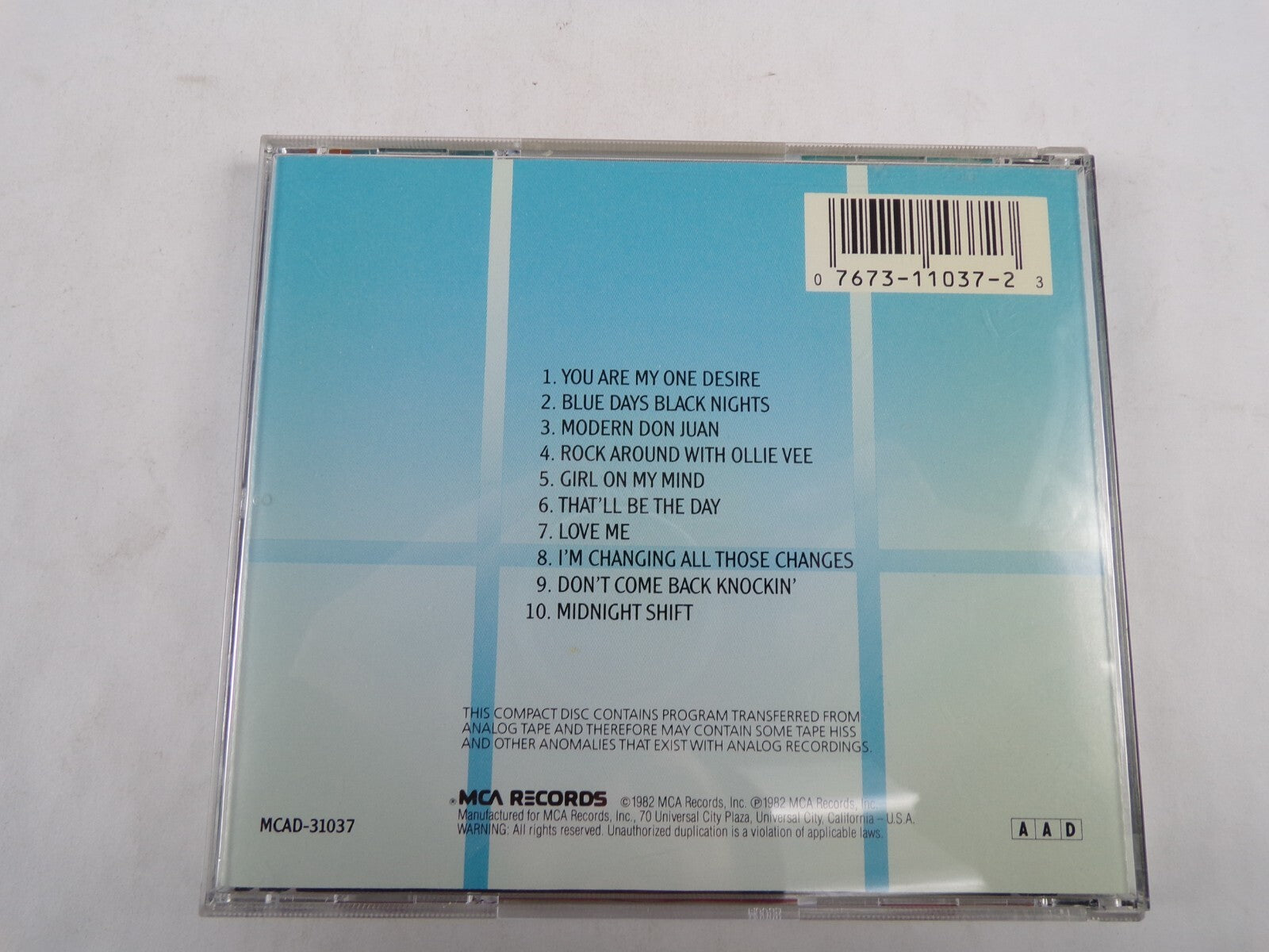 The Great Buddy Holly You Are My One Desire Love Me Midnight Shift CD#57