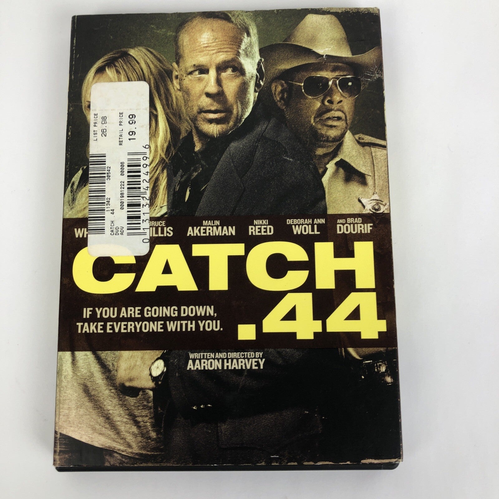 Catch .44 - DVD By Bruce Willis Nikki Reed Forest Whitaker - AARON HARVEY FILM