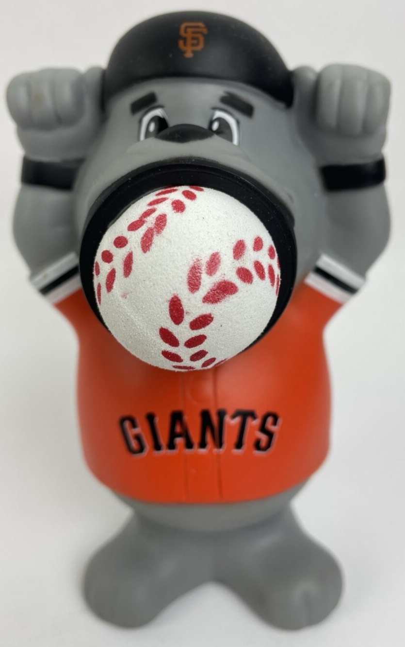 Hogwild MLB San Francisco Giants Baseball Squeeze Popper Mascot 5" TALL One Ball