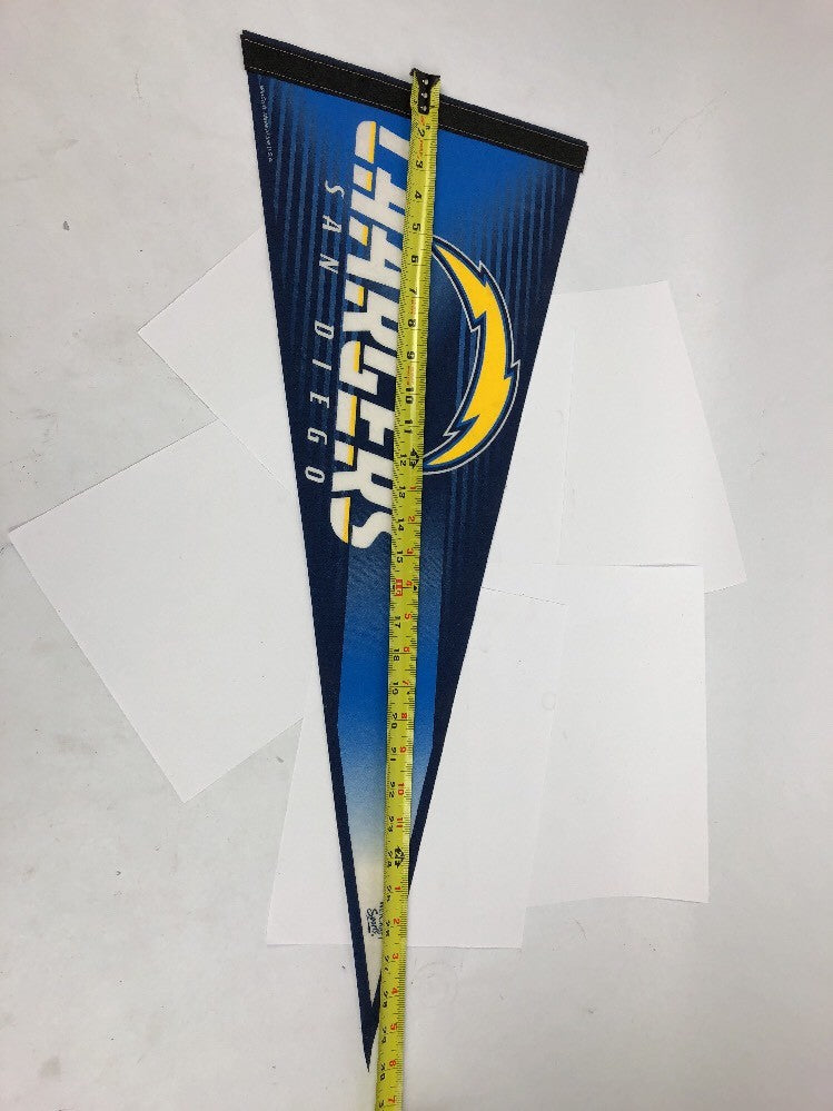 Vintage Wincraft San Diego Chargers Pennant Banner  Get It While You Can La Fans