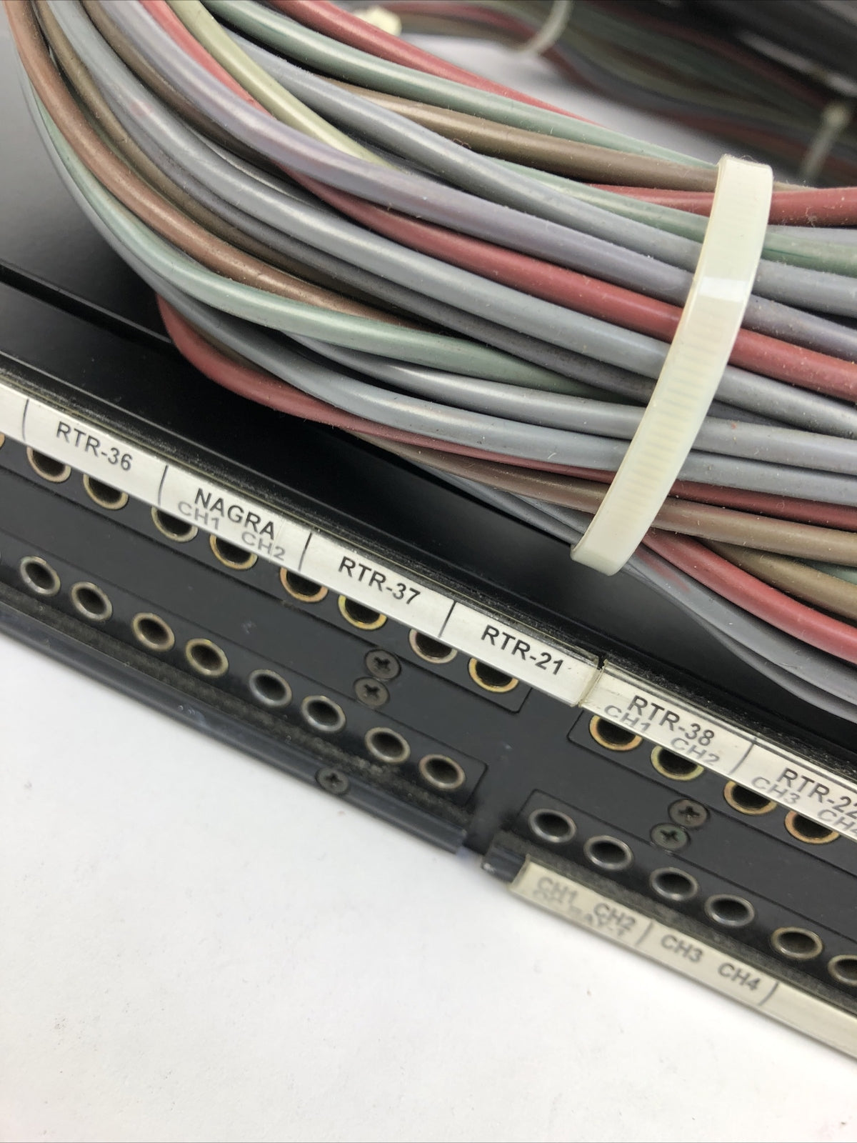 ADC 96 Bantam TT patchbay connected  to ADC UP-96NMKII  PPC RACKMOUNT PATCHBAY 2