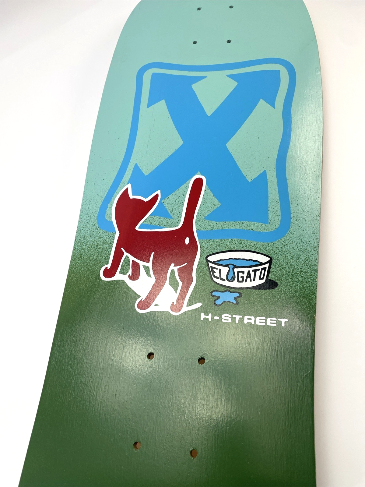H-STREET Eddie *El Gato Elguera*  Kitty Reissue Skateboard 80s Wood Hell Concave