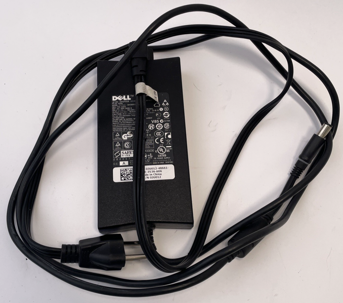 Genuine Dell 7.4 mm 19.5V 6.7A AC Charger AC Adapter WRHKW DA130PE1-00       B01