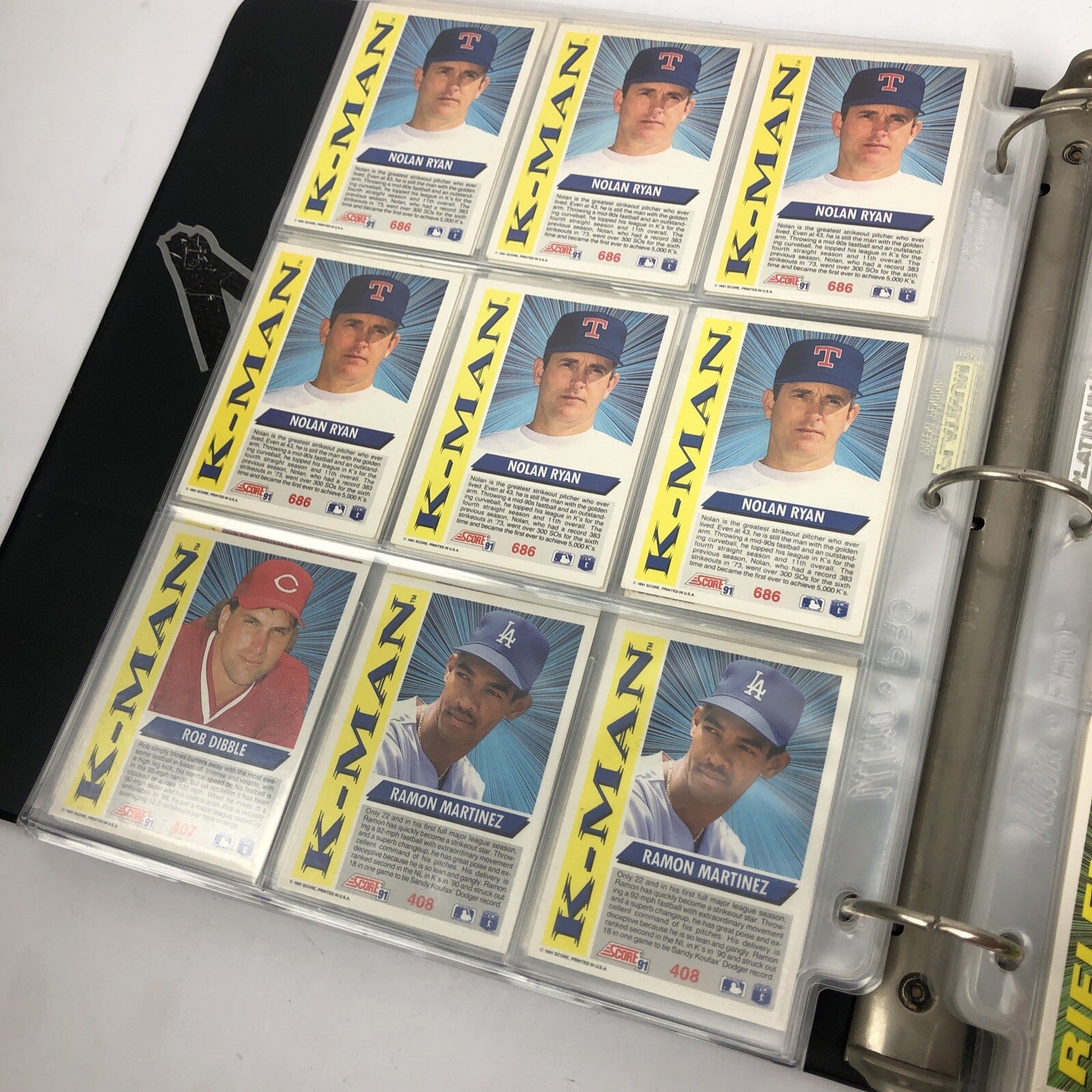 Score 1991 Lot of 300+ Baseball Cards Mint Condition Not Graded, See Images