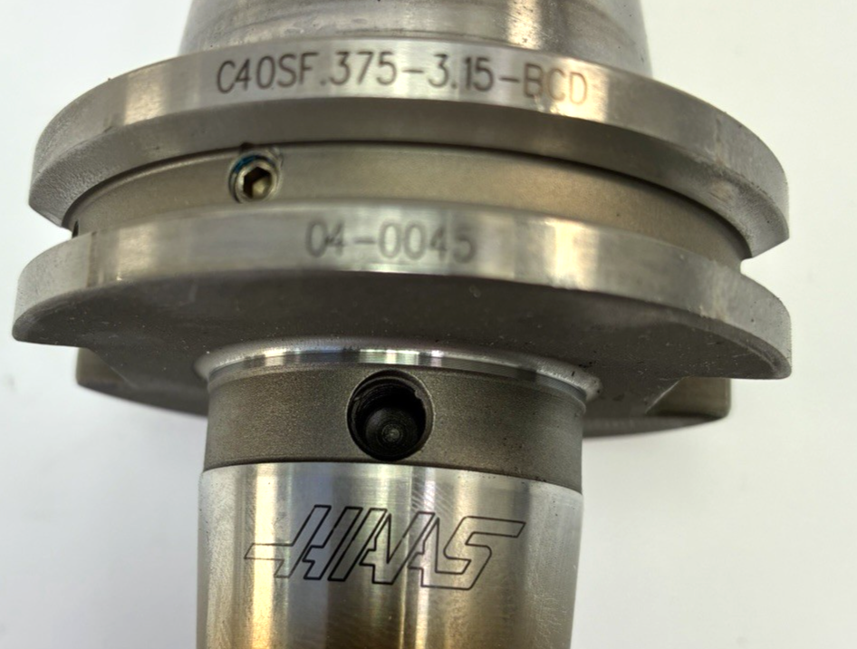 Haas 04-0045 CT40 3/8" Shrink Fit Tool Holder 3.15" TSC 25K RPM CAT40