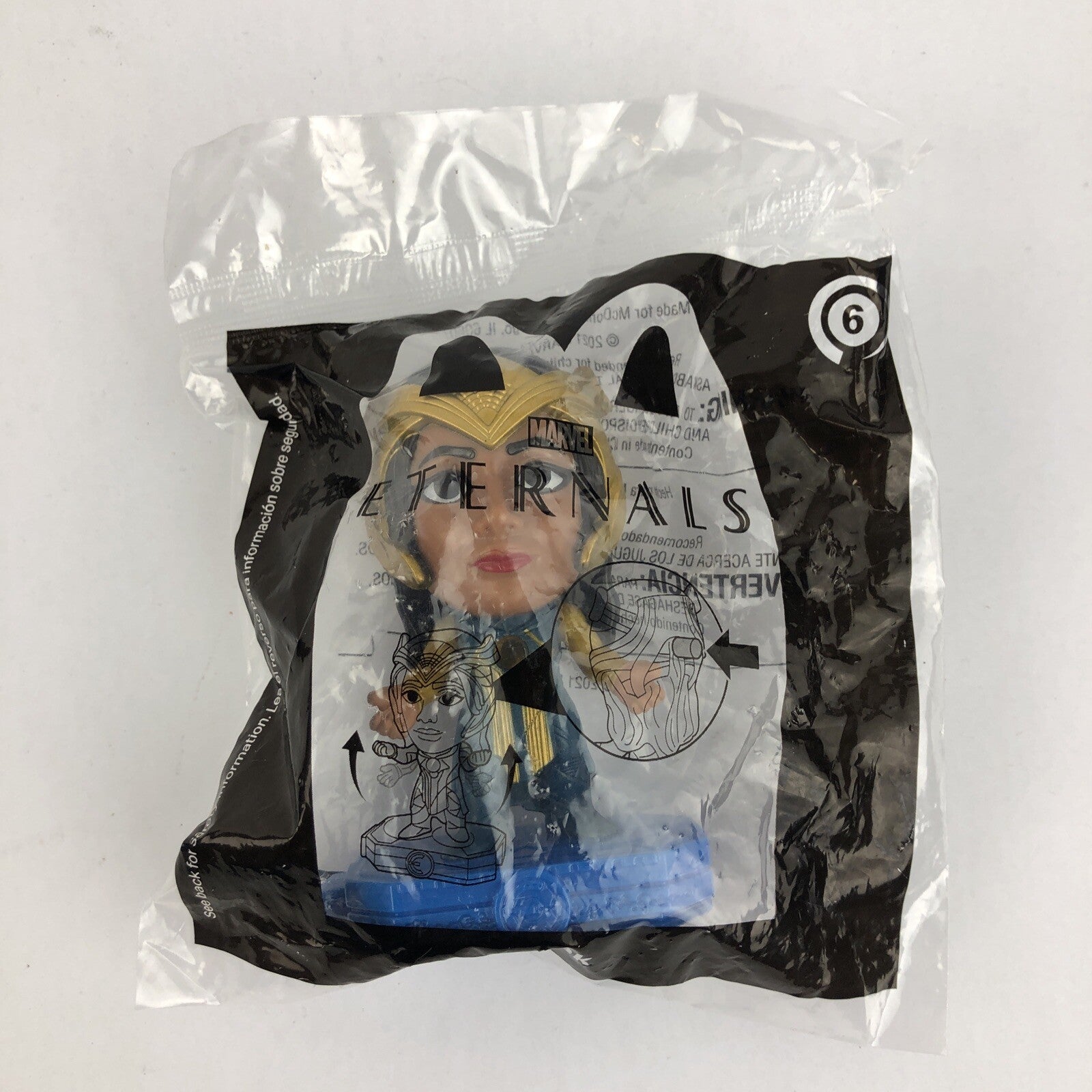 New 2021 McDonald’s Happy Meal Toy Marvel Eternals #6 Ajax NIP Collectable