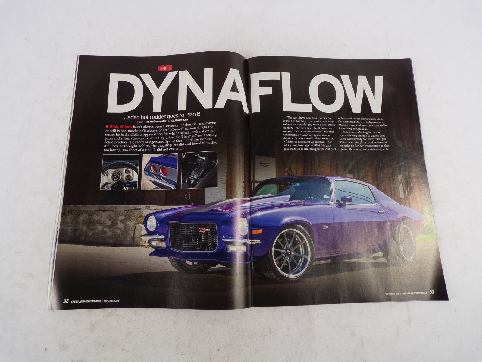 September 2016 Chevy High Performance Blown! 825-HP/8,300-RPM Factory Copo LS7