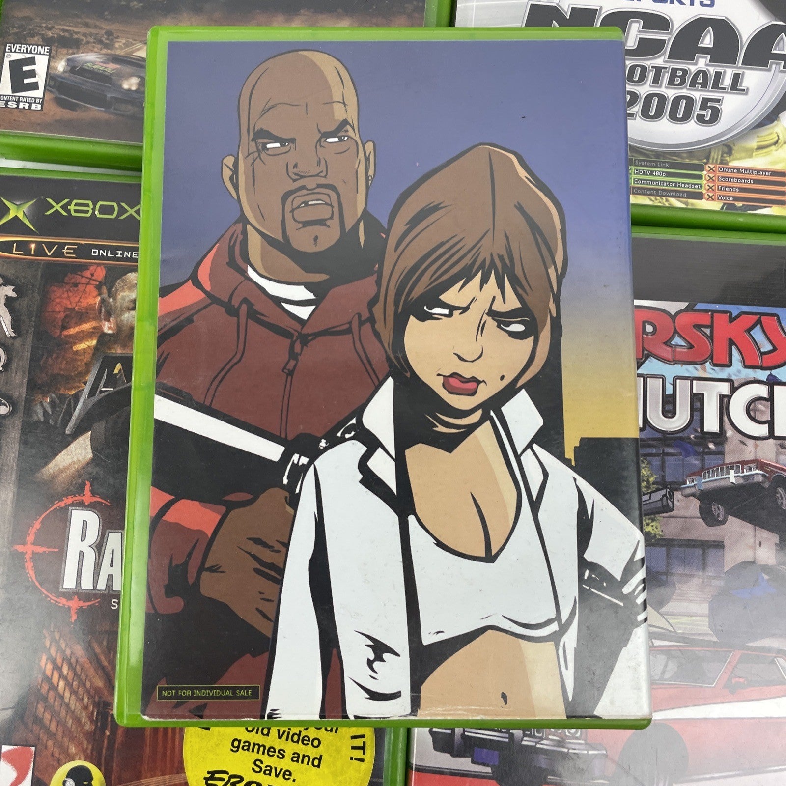 X Box One Games Lot (8) NBA NCAA Football FABLE GTA III Transworld Surf Starsky