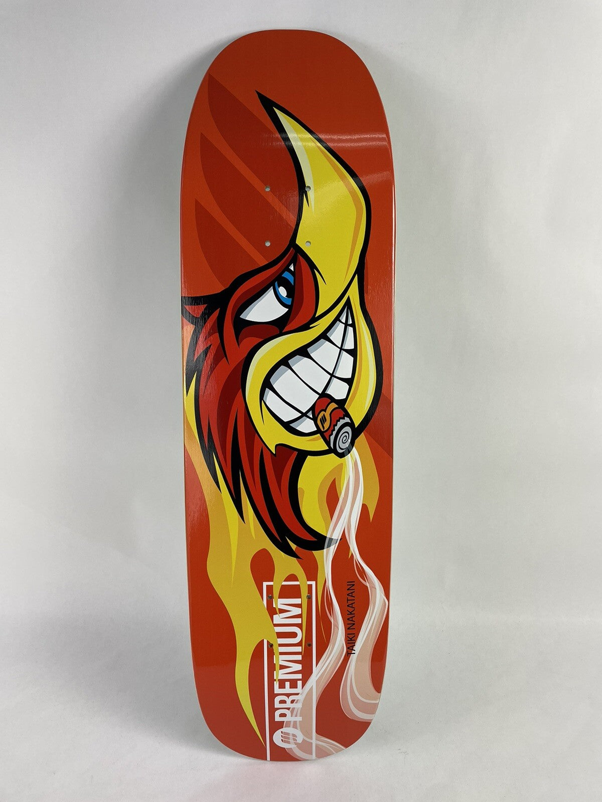WOODY WOODPECKER RACING TAIKI PREMIUM Skateboards Shaped POOL Shape 8.9" x 32.5"