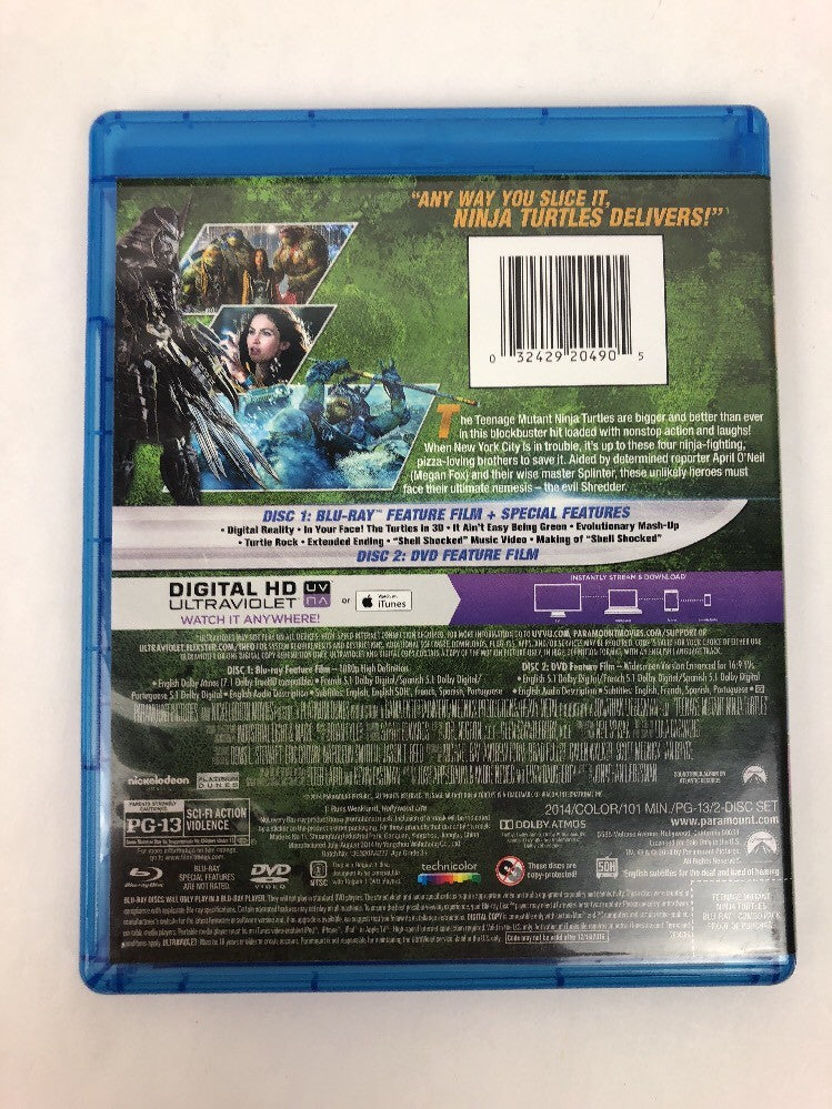 [Blu-ray] DVD DIGITAL Teenage Mutant Ninja Turtles (2014) - Fast Free Shipping
