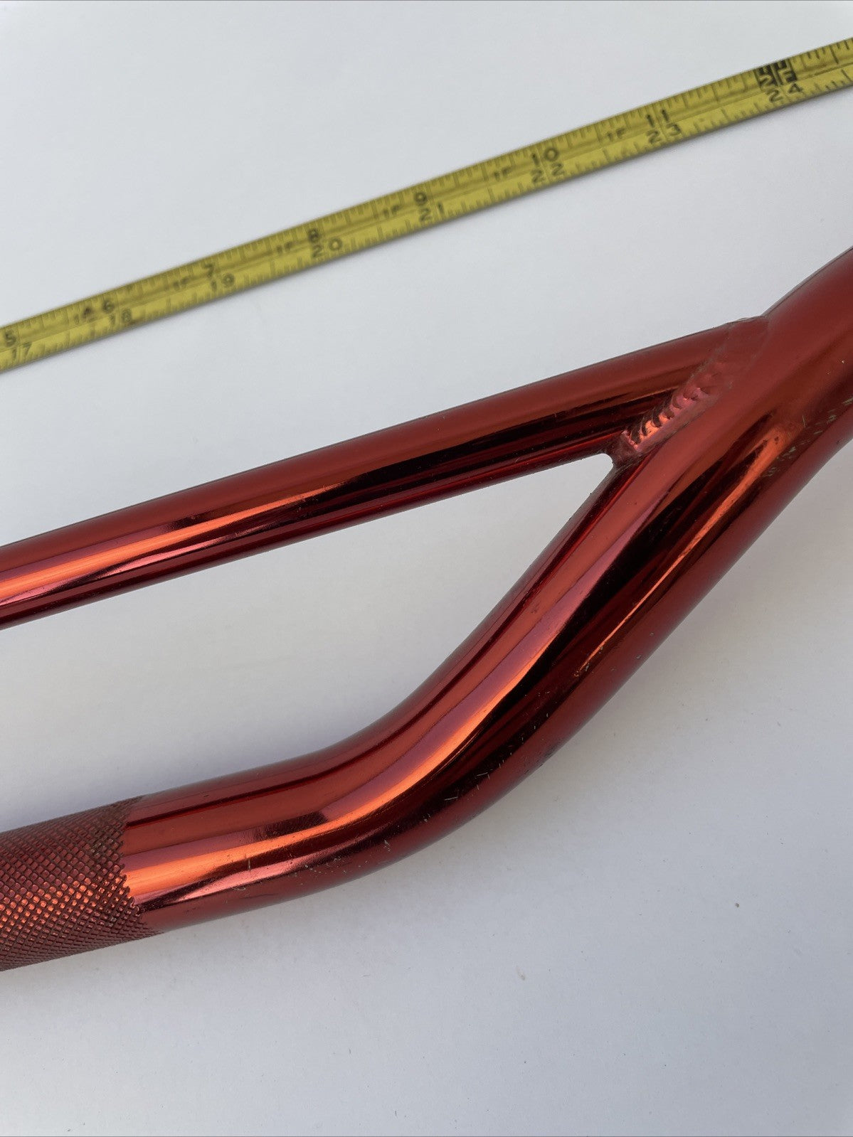Emgo By WPS 7/8" Handlebar Low Buckhorn 18-95202 ALUM_STEEL BAR CL RED 31.5" NOS