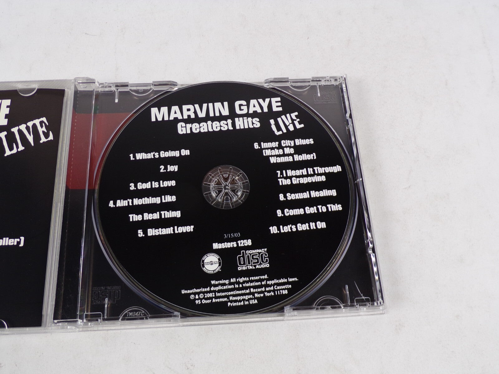 Marvin Gaye Greatest Hits What's Going On Joy God Is Love Ain't Nothing CD#53