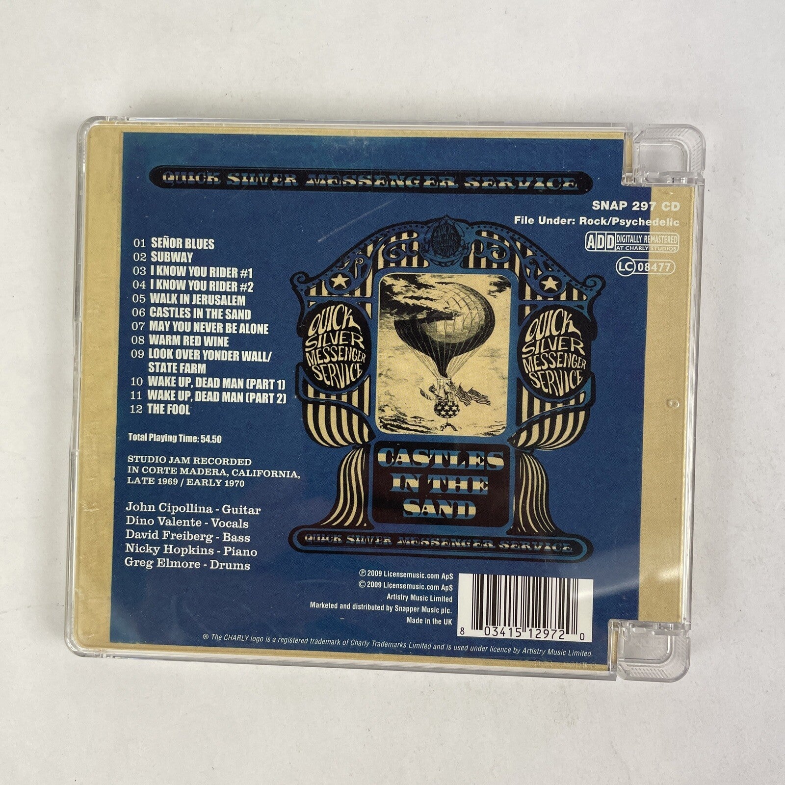 Quicksilver Messenger Service - Castles In The Sand New CD (2009)  #29 