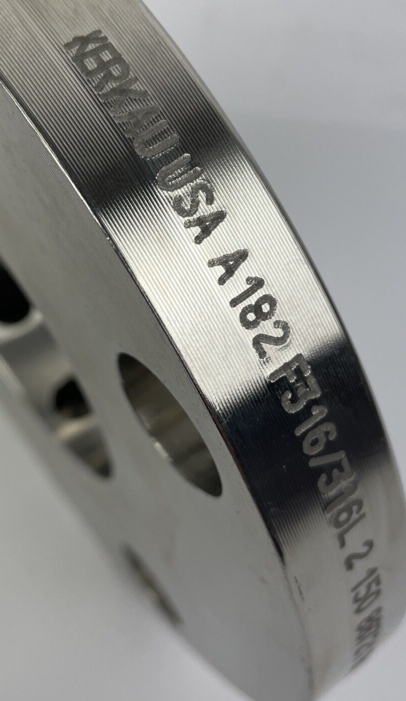 Kerkau USA A182 F316/316L 2 150 88721 B1614 Valve Flange, 6" - LOOK