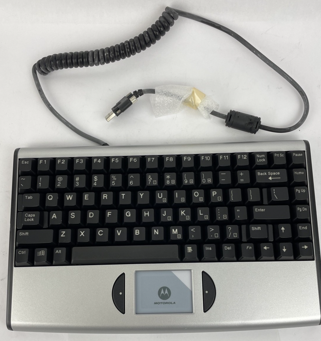 NOS OEM Motorola MW800 rugged, backlit, USB mechanical keyboard 90322-021