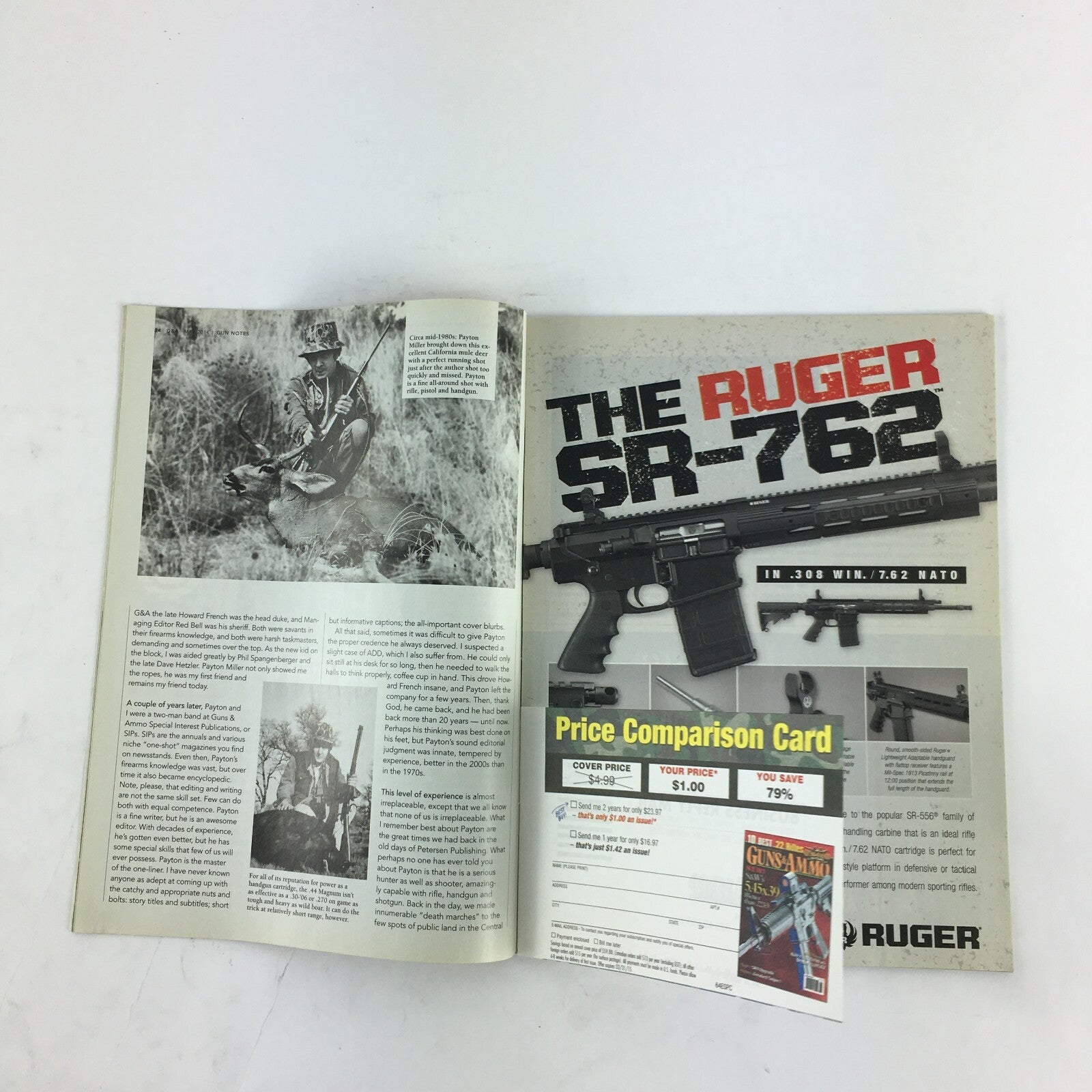 March 2014 Guns & Ammo Magazine Sig Nails It! Modular P320 9mm & .40 Now .45 ACP