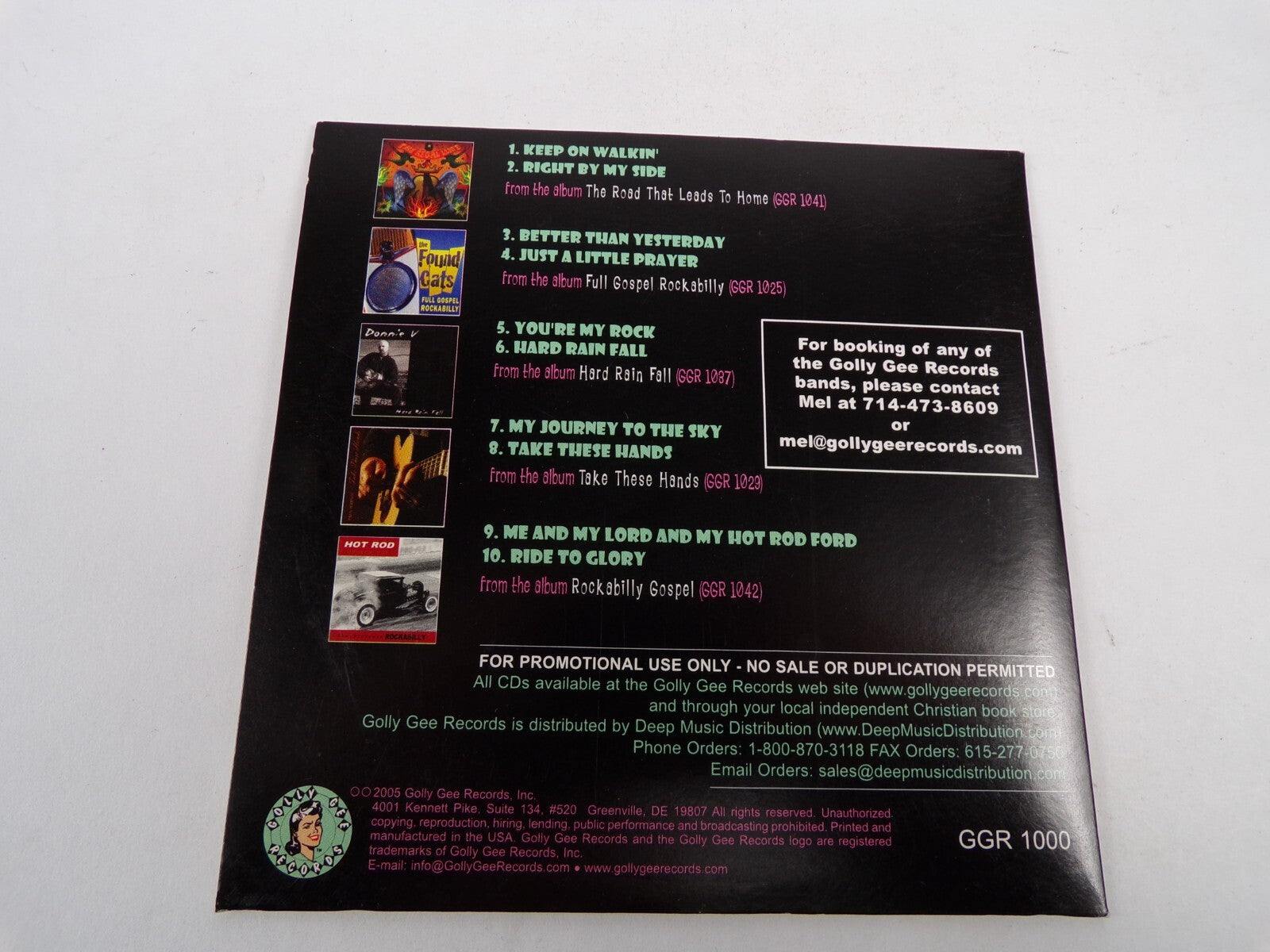 Roots Gospel Sampler Keep On Walkin Right By My Side Hard Rain Fall CD#31