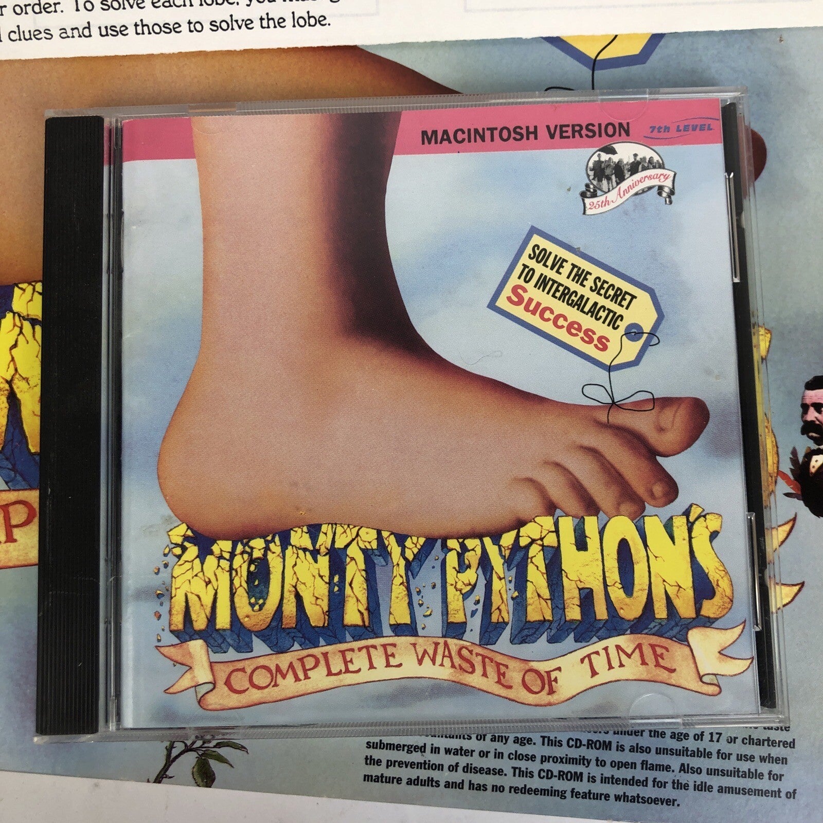 Monty Pythons Complete Waste of Time CD-Rom PC Game (1994) Windows 95 MINT DISC