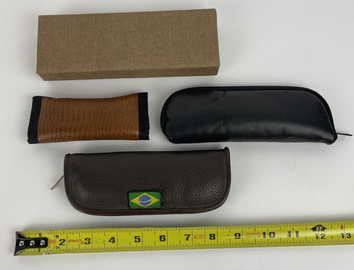 LOT OF 4 x KNIFE Protective STORAGE ZIPPER POUCHES AND SHEATHS one box