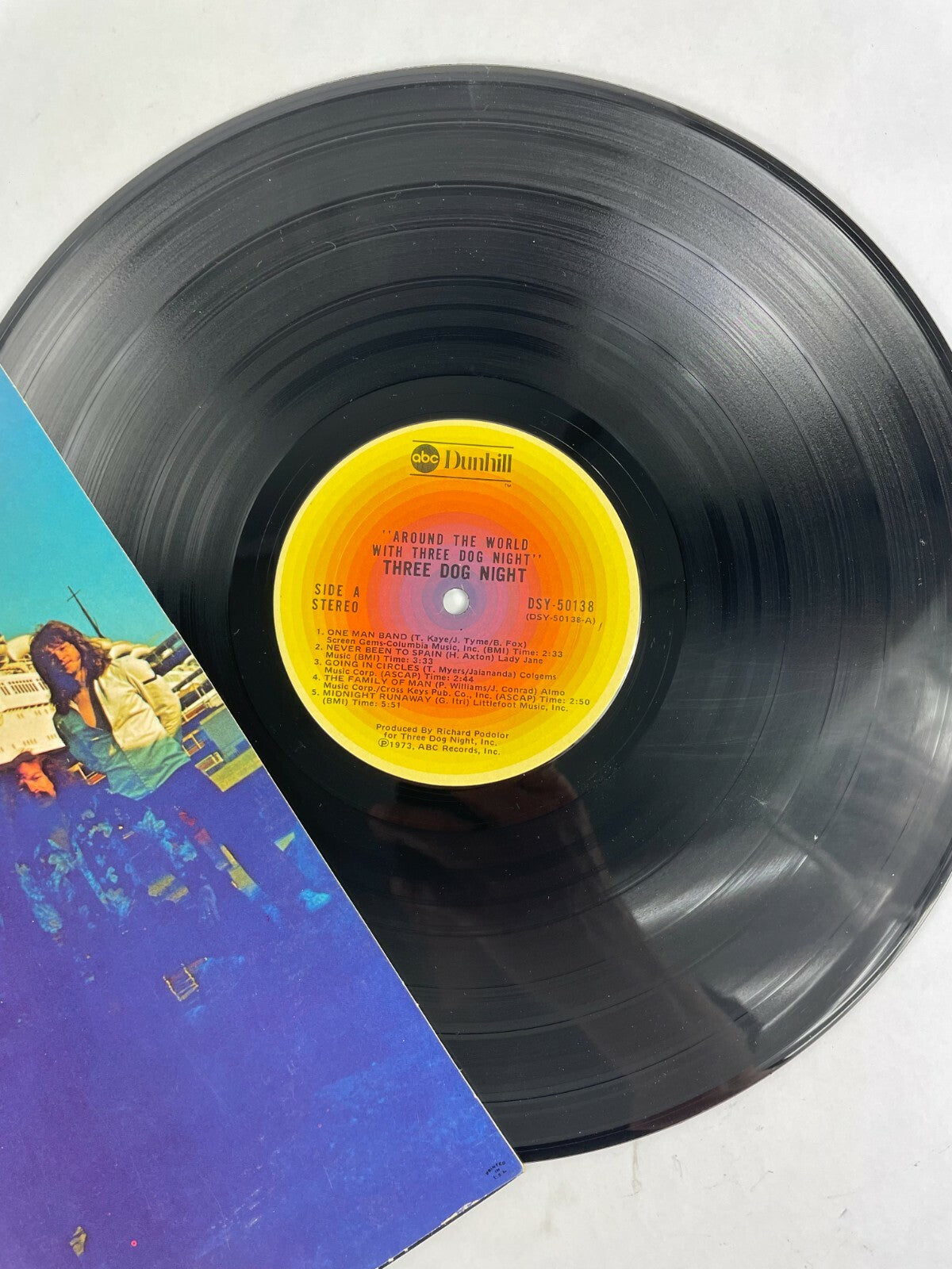 Around the World With Three Dog Night Vinyl Record