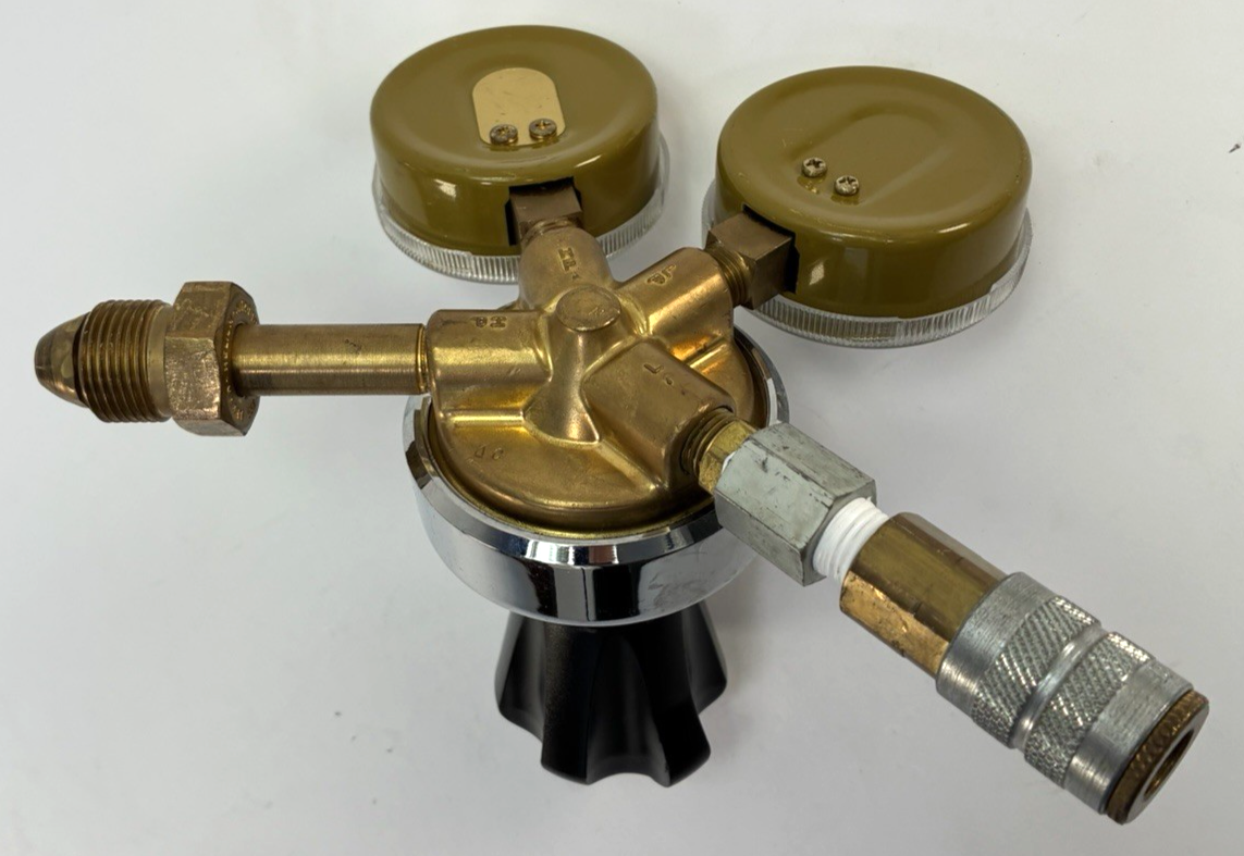 Harris 25GX-145 Single Stage Oxygen Regulator Dual Gauge 3000 PSI Welding