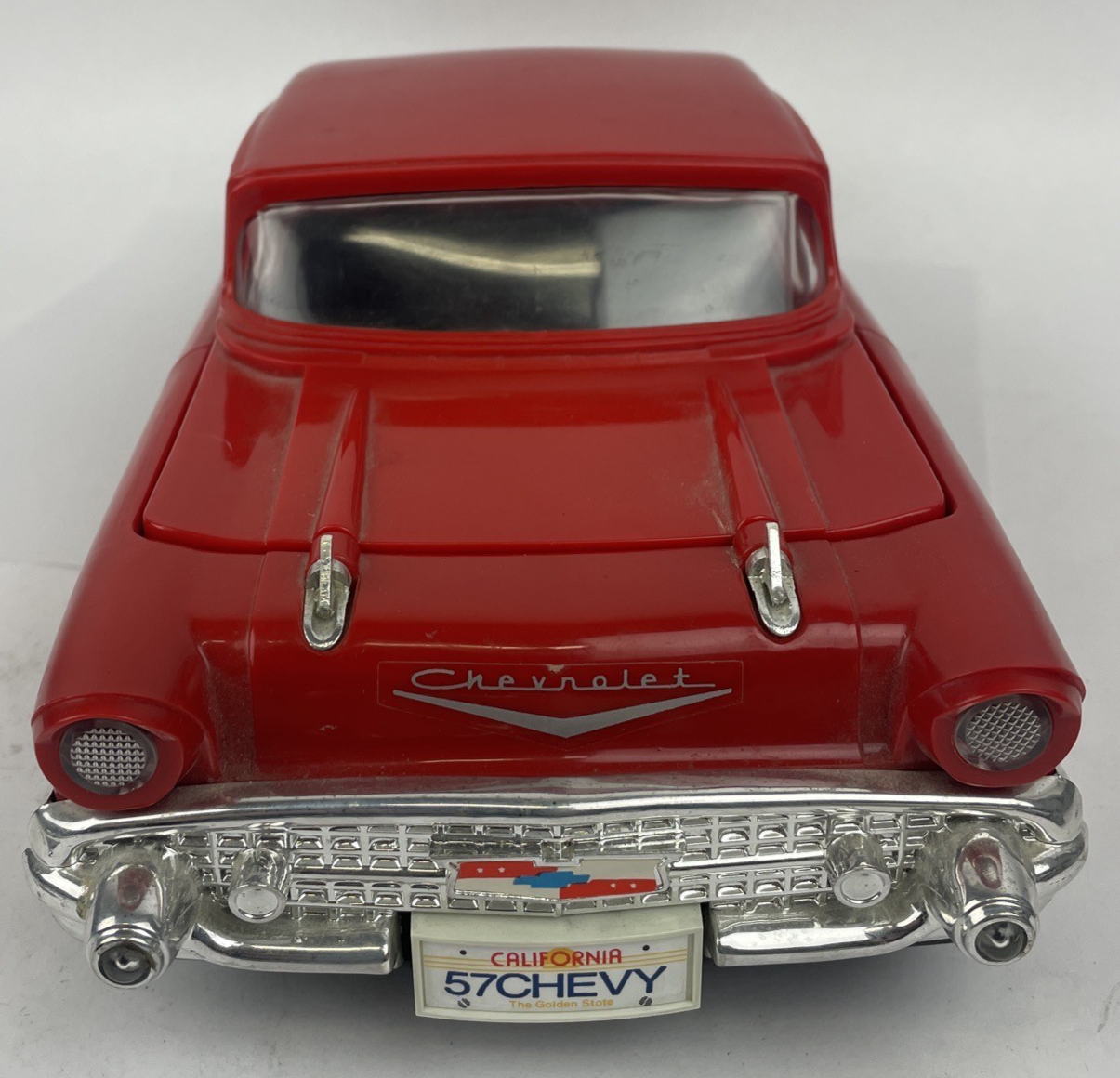 Vintage SOLIDEX V1957A 57 Chevy Car Red VHS Video Cassette Rewinder VGC