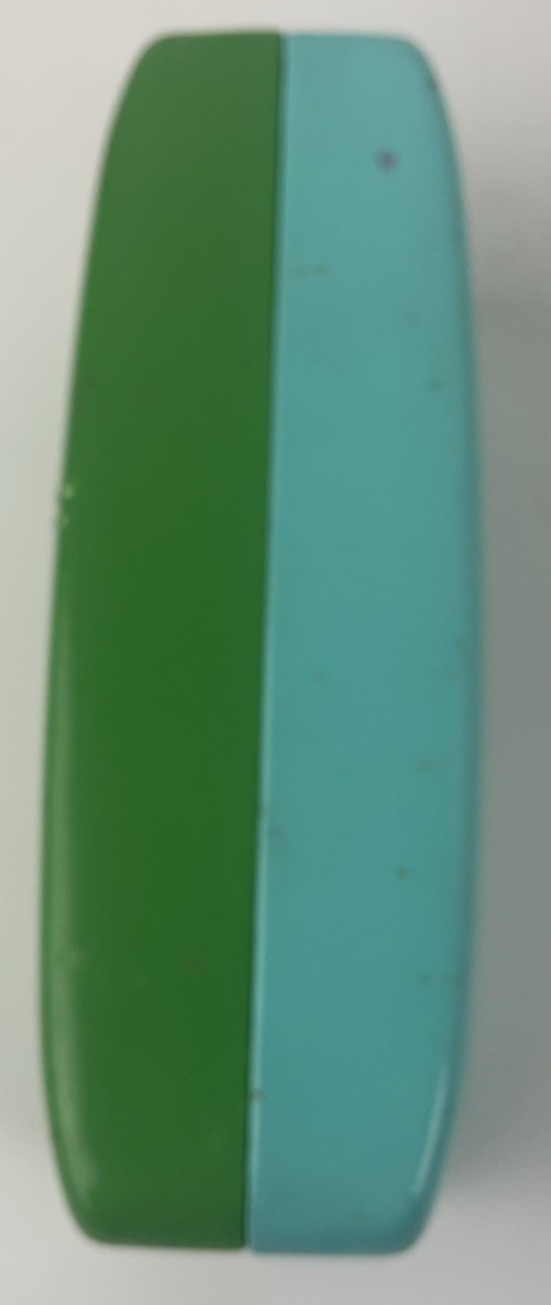 Kate Spade Glasses Sunglasses Case Blue Green Designer New York Hard Shell Felt