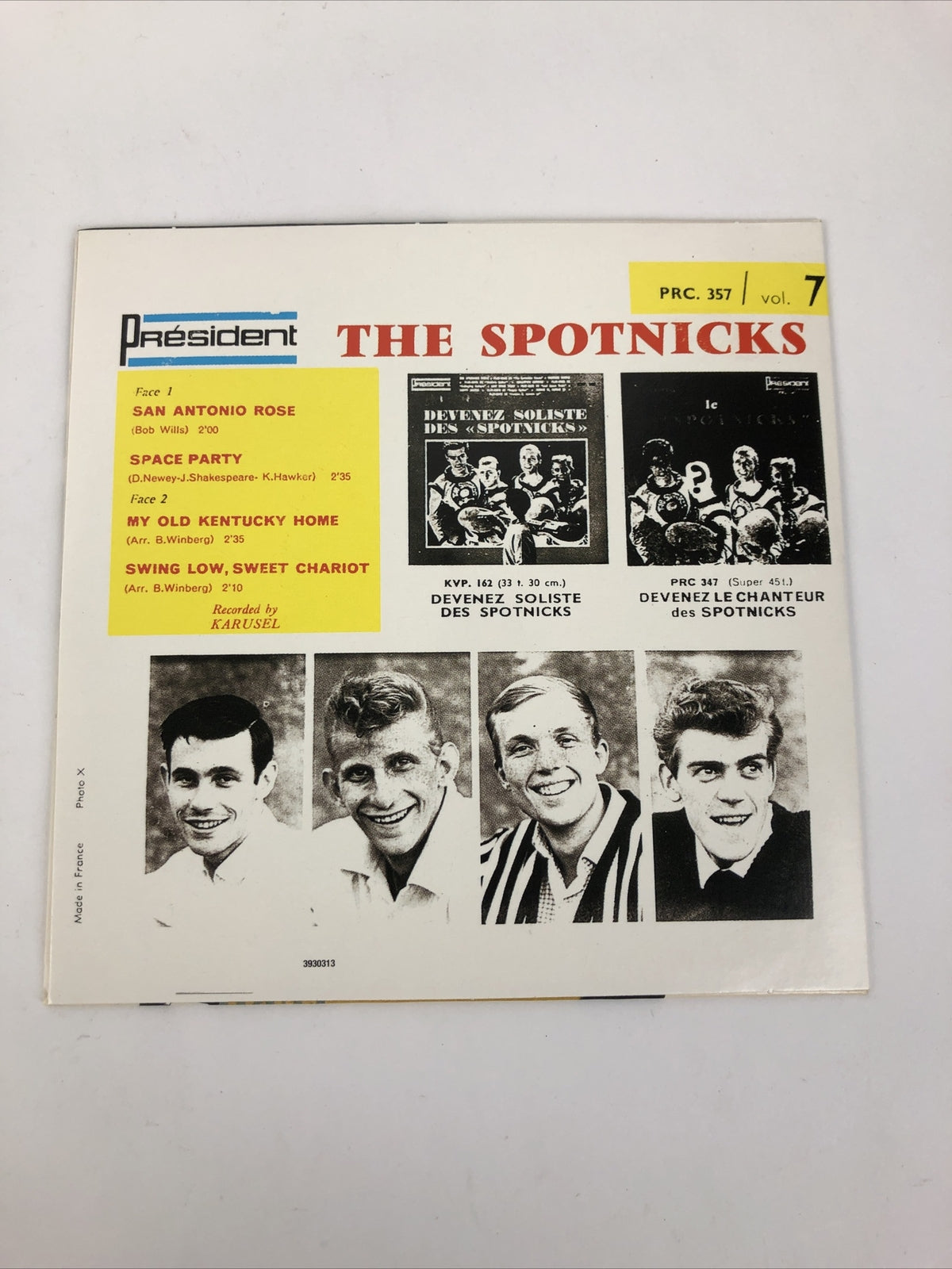 The Spotnicks Tour de Touring France Import CD Surf Rock PRC 375 Mint Disc #7