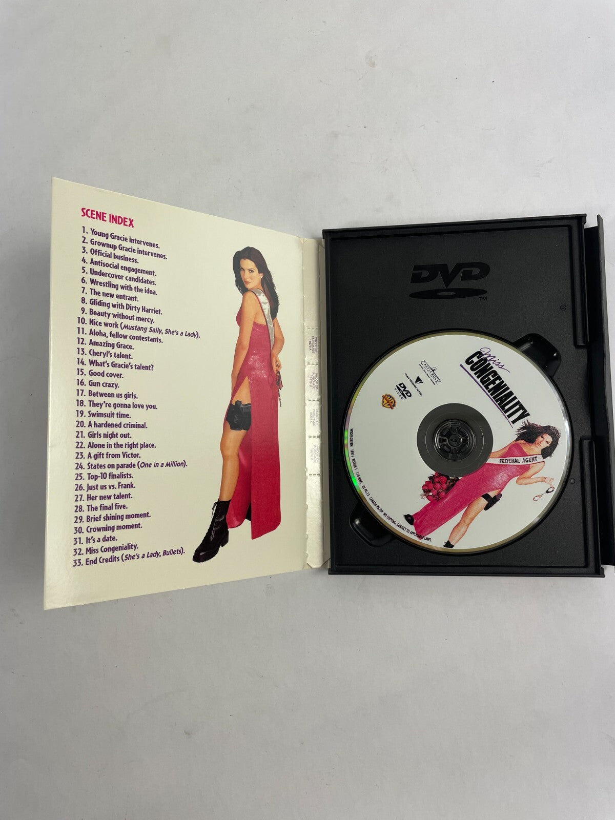 Sandra Bullock MichaelCaine BenjaminBratt Candice Bergen Congeniality DVD Movies